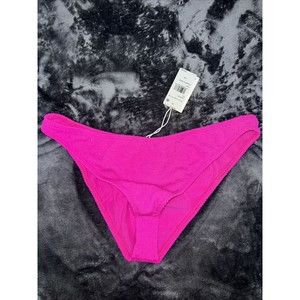 SIZE 7/8 Good American ALWAYS FITS BETTER BIKINI BOTTOM Hawaiian Pink